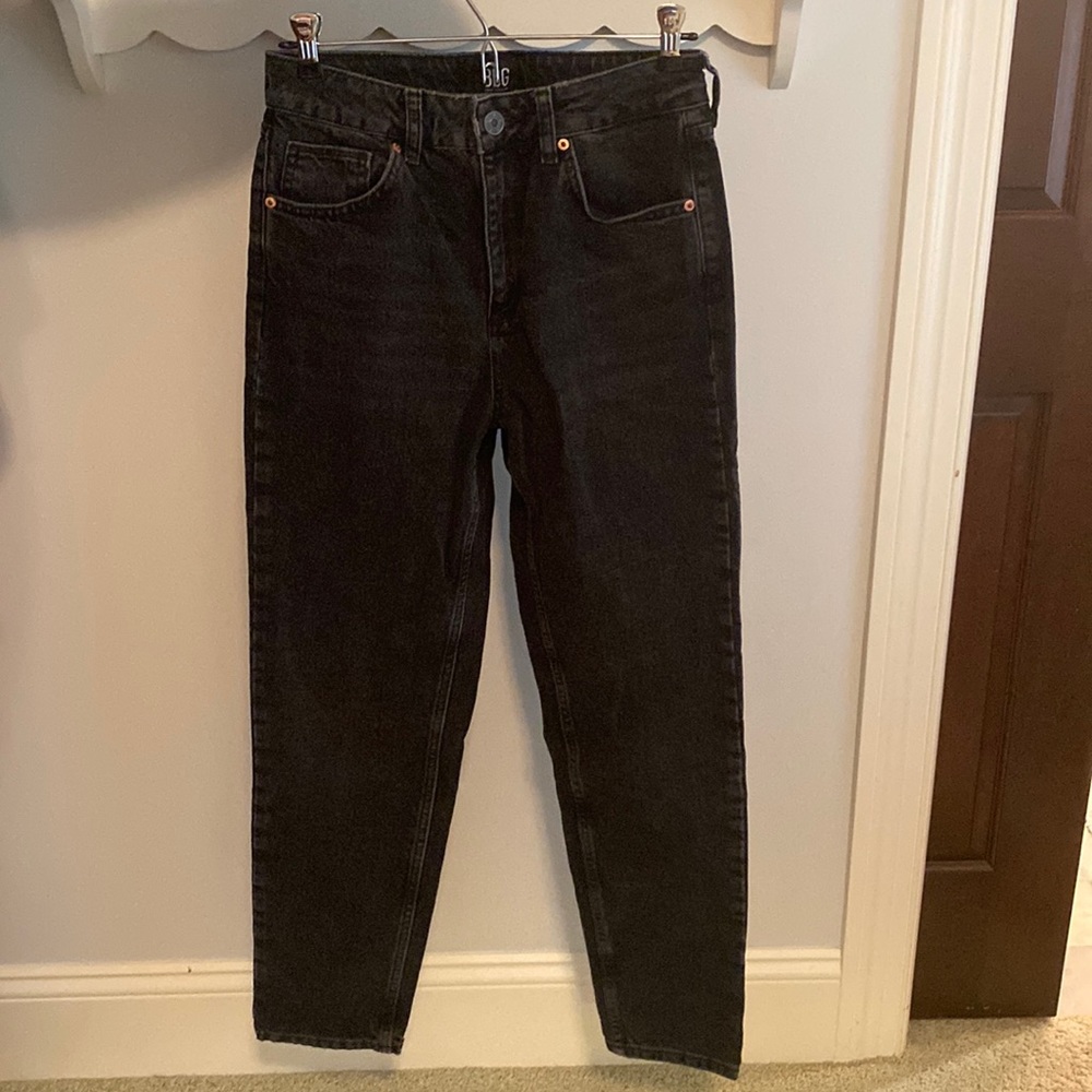 BDG mom jeans in black